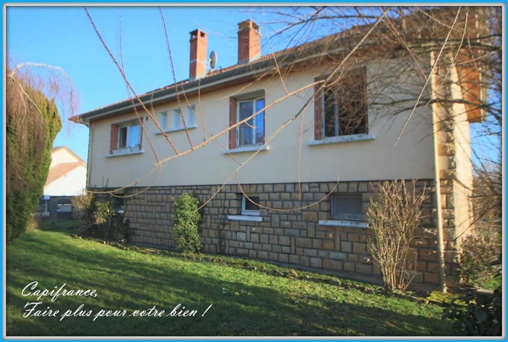 Vente Maison Dpt Sane et Loire (71),  vendre proche de LA CLAYETTE maison P4 - 80m - 3 chambres - S/Sol complet - terrain 1006 m La clayette