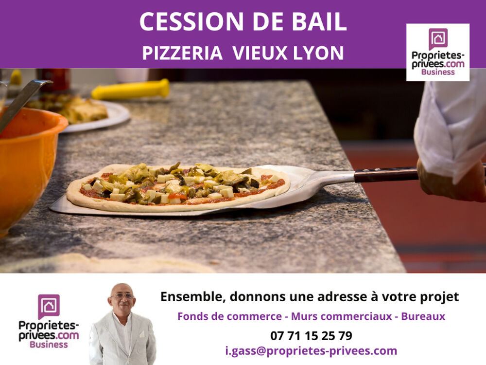   CESSION DE BAIL AVEC MATÉRIEL ? RESTAURATION ? 97 M² ? VIEUX LYON 