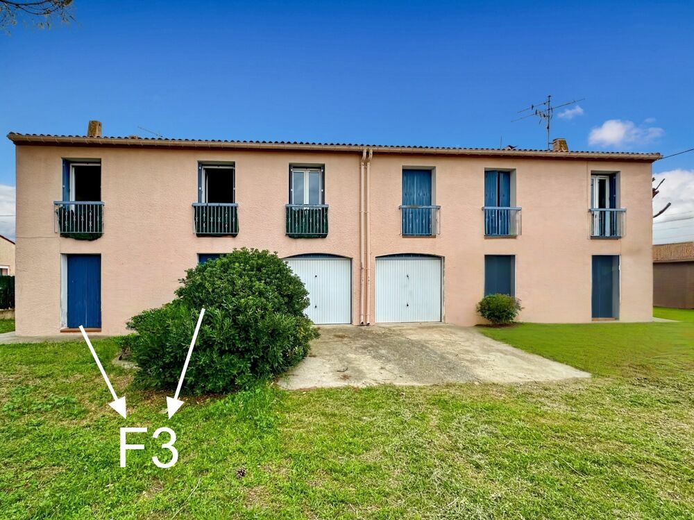 Pyrénées Orientales (66) - Appartement F3  56 m²  2 chambres + garage  Vendu loué - Libre au 01/04/2028
