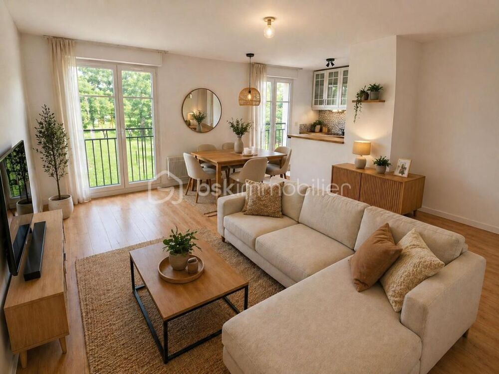 COUP DE COEUR  DUPLEX DERNIER ÉTAGE  CENTRE MAGNY-LE-HONGRE  VUE PARC + PARKING
