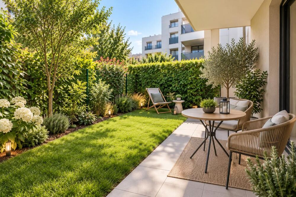 À VENDRE  BEAU 2 PIÈCES EN REZ-DE-JARDIN AVEC TERRASSE ET JARDIN PRIVATIF  AUBERVILLIERS