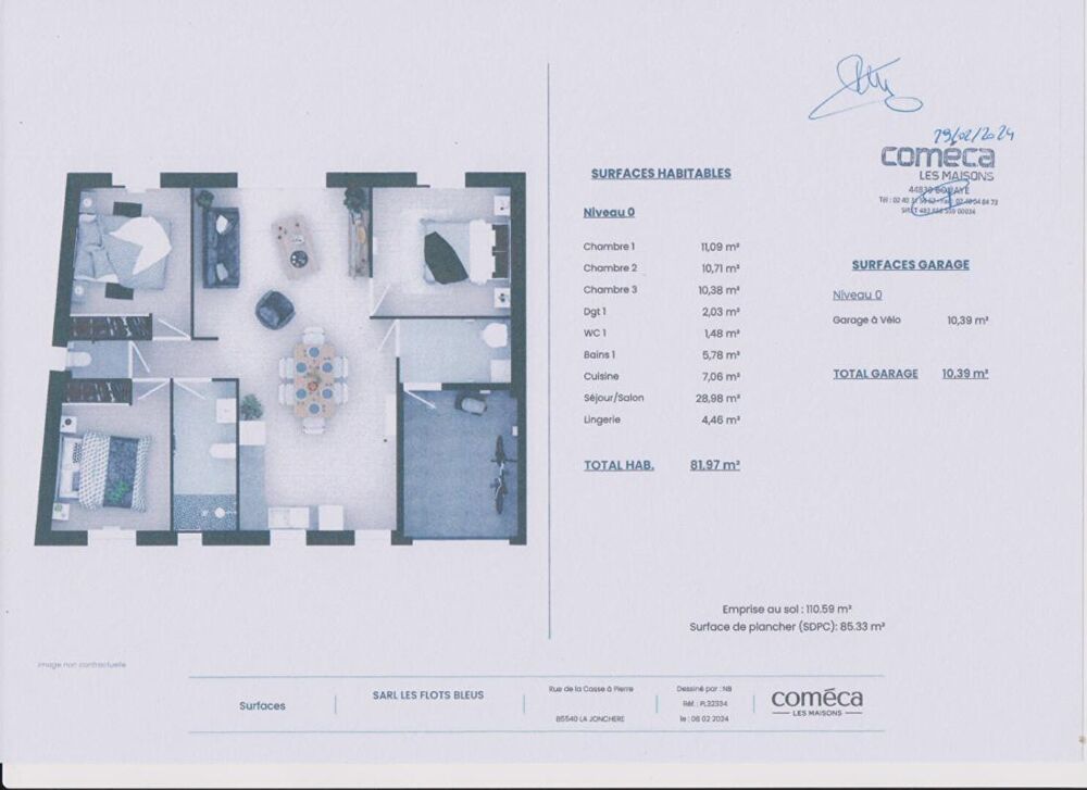Vente Maison Maison La Jonchere 4 pièce(s) 91 m2 La jonchere