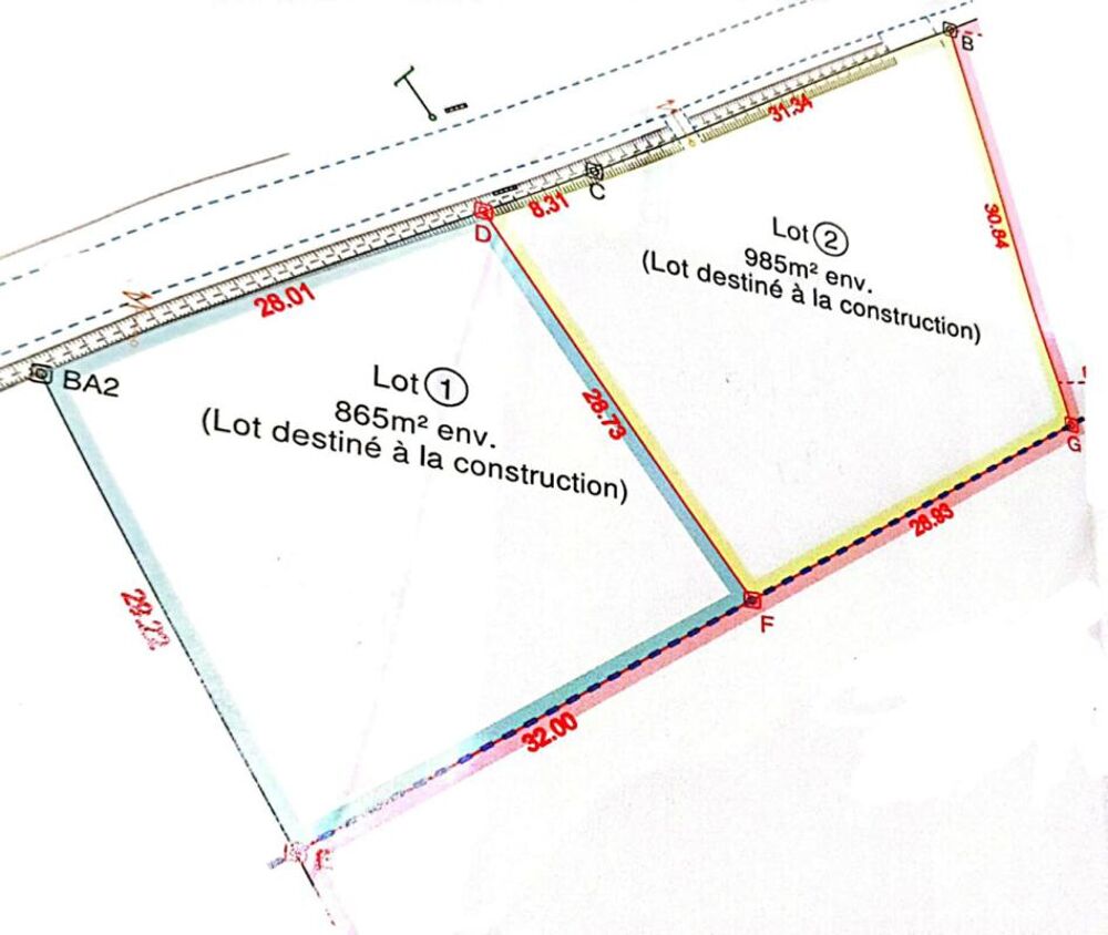 Vente Terrain Terrain constructible à Mecringes Mecringes