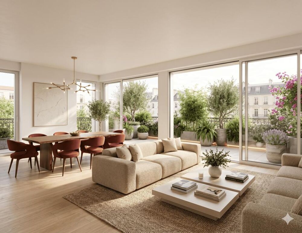 **DERNIER ETAGE - SUPERBE TERRASSE 36m2 + PARKING - Proche Métro Ligne 4 et 13
