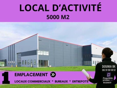 MONTATAIRE - RARE LOCAL D'ACTIVITÉ / INDUSTRIEL 5 000 m² 60000 60100 Creil