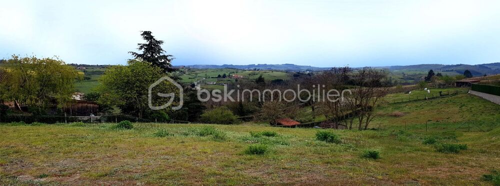 Vente Terrain Terrain de 843 m² avec projet de maison (permis purgé, fondations réalisées) – Vue panoramique plein sud Saint jean saint maurice sur loire
