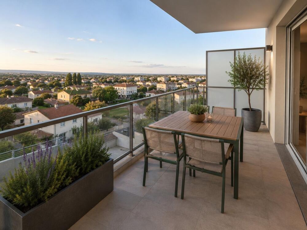 Vente Appartement T2 CHASSIEU 48m²  - TERRASSE  -  GRAND SÉJOUR OUVERT Chassieu