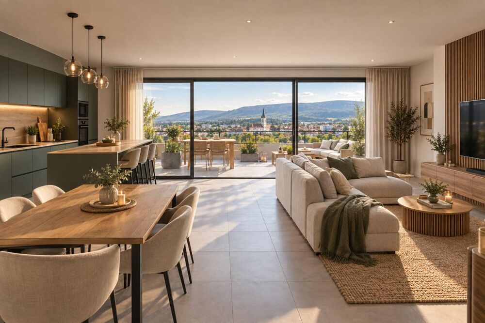 Vente Appartement T3 AMBÉRIEU EN BUGEY 66m²  - BALCON - GRAND SÉJOUR/CUISINE Amberieu en bugey