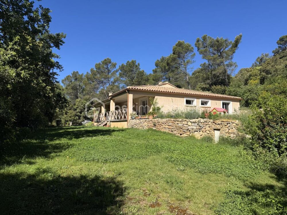 La Roquebrussanne (83136) SUPERBE VILLA 4 CHAMBRES, STUDIO INDÉPENDANT, GARAGE, GRAND TERRAIN