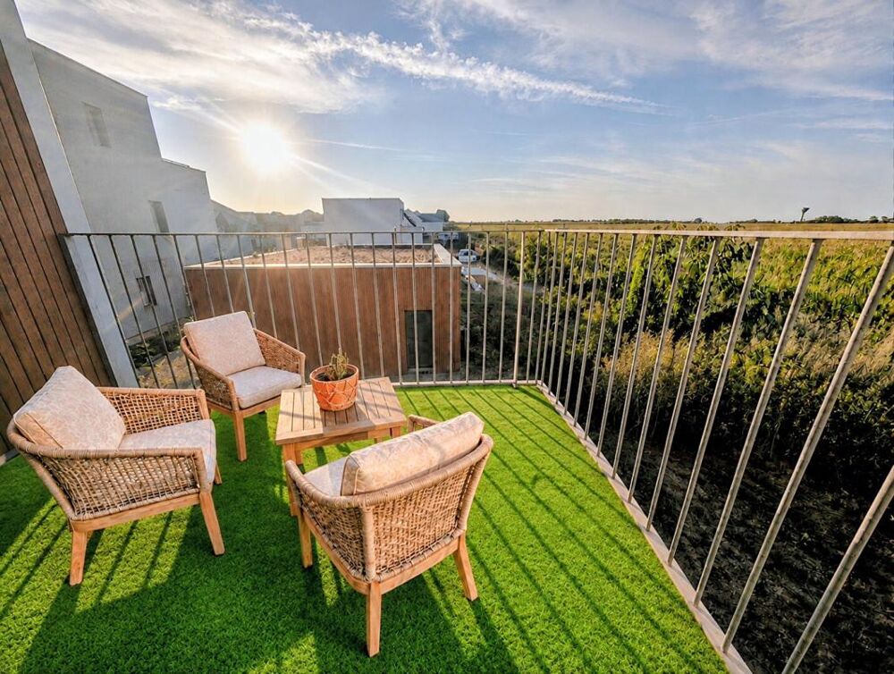 Vente Appartement URGENT : Aux portes de Caen et à 10 mn de la plage de Ouistreham, beau T3 avec grand balcon sans vis à vis Ouistreham