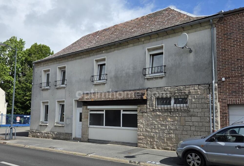 A SAULTAIN CENTRE VILLE - MAISON A RENOVER 3 CHAMBRES - ANCIEN COMMERCE