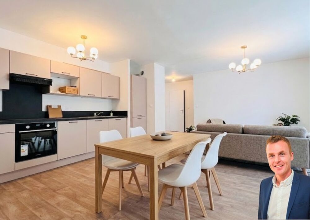 QUIMPER (29) ERGUE ARMEL - Appartement T4 de 95 m² habitables  Terrasse de 48 m²  Parking souterrain