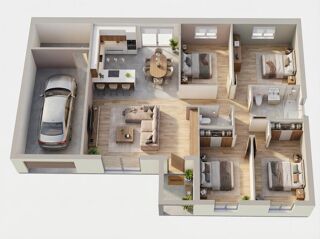 Vente Maison EXCLUSIF MAISON neuve - plain pied - 4 Ch. à GRUGNY Grugny