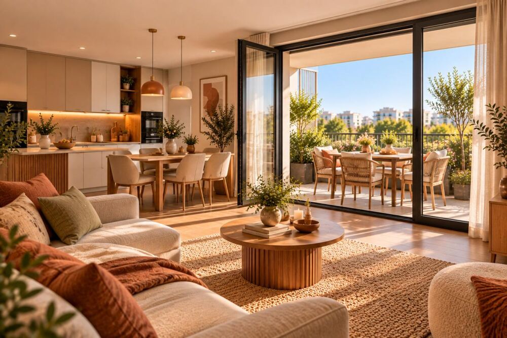 Superbe T4 familial avec Grand balcon