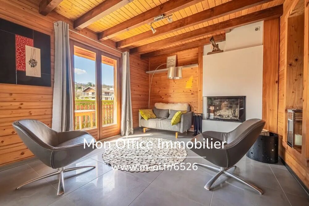 Vente Chalet Référence : 6526-TCA. - Maison 5 pièces - Garage - Buanderie - Bain Nordique - Terrain 1400m2 Saint martin bellevue