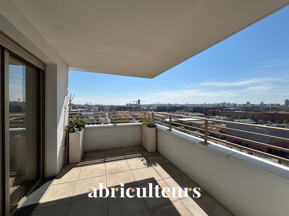 Appartement de caractère de 119 m² avec balcon et terrasse dans un Immeuble darchitecte à la vente à Aubervilliers (93300)