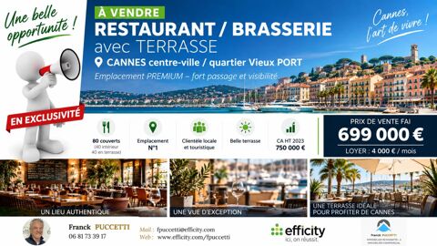 Restaurant 699000 06400 Cannes
