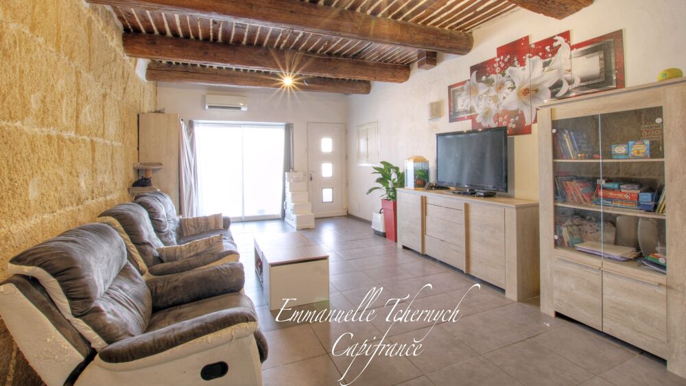 Maison T4 de ville de caractère  95 m²  Coeur de Miramas (13)