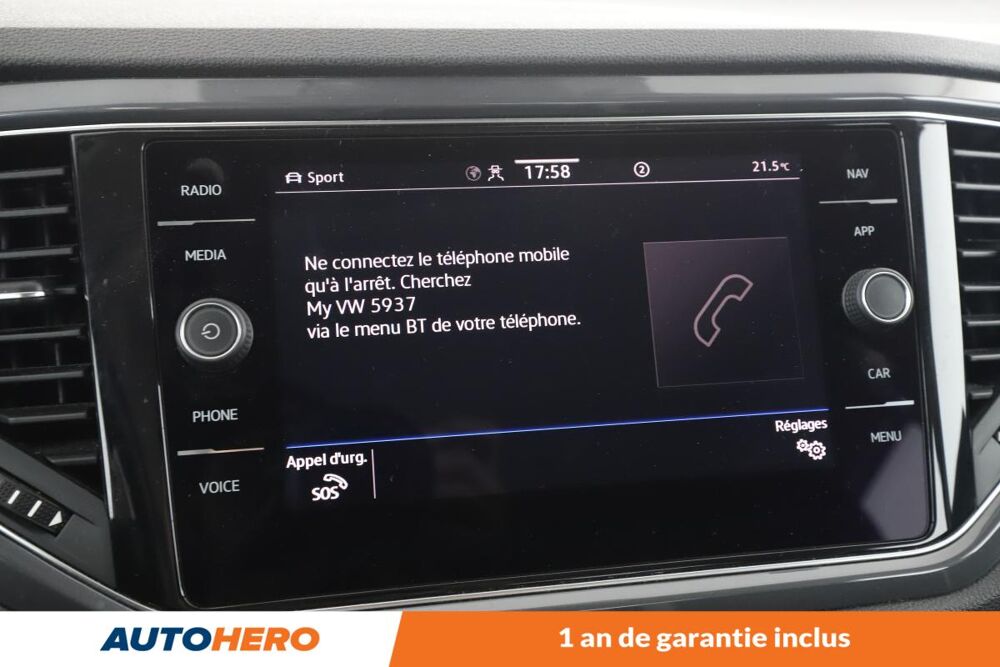 T-ROC 1.5 TSI EVO Carat DSG7 150 ch 2021 occasion 92130 Issy-les-Moulineaux
