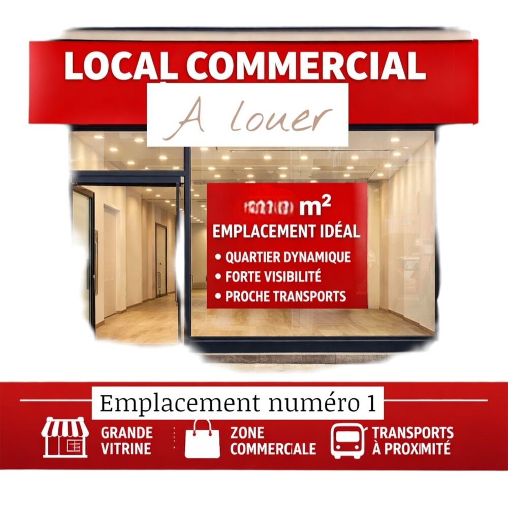   Local/bureau à louer GRENOBLE – LOCAUX PROFESSIONNELS DE 123 M² – EMPLACEMENT STRATÉGIQUE ET FORTE VISIBILITÉ 