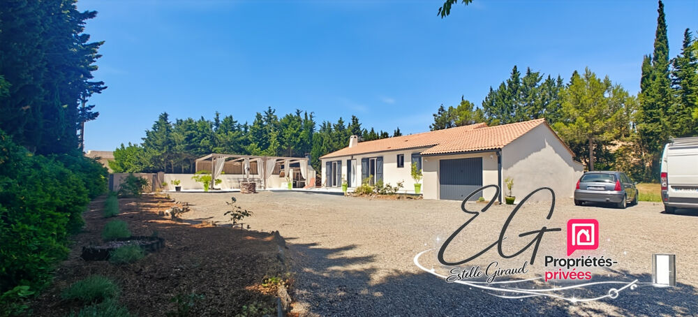 Vente Villa Villa de plain pied, 3 Chambres, Garage, Terrasse, Plus de 3 200 m² de terrain Aigues vives