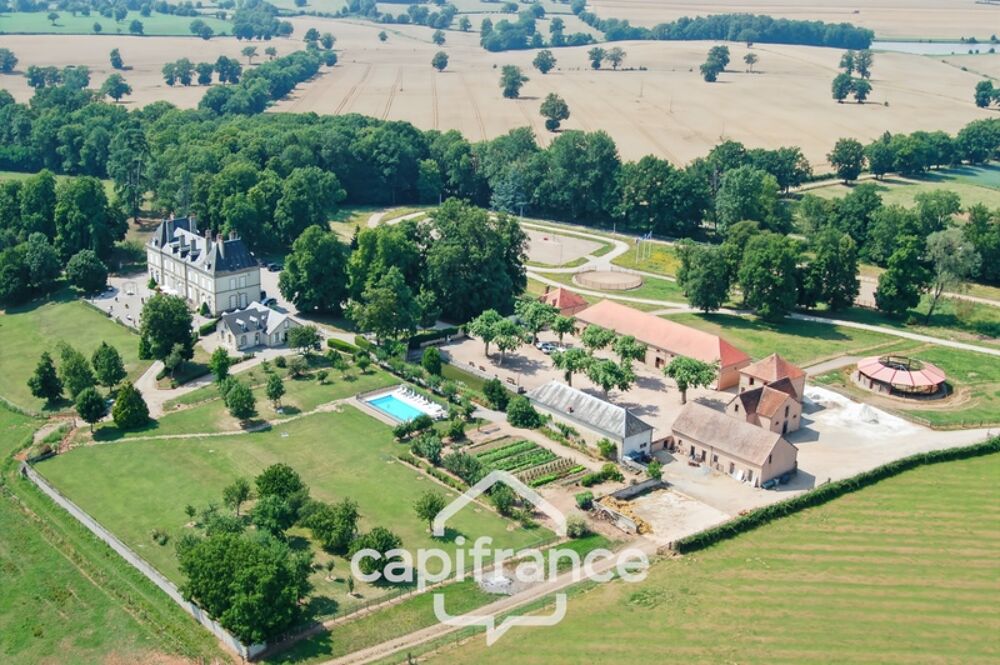 Château, installation équestre (haras) à vendre au coeur du bocage bourbonnais - Maison de gardien, club house, maison des caval