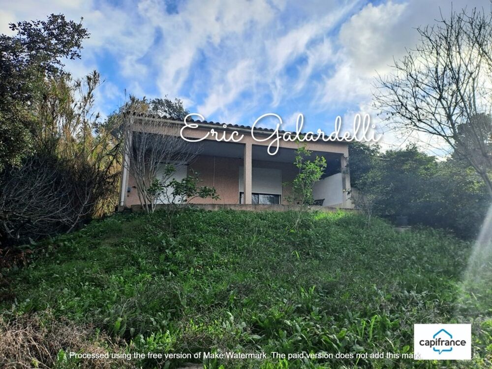 A VENDRE Ensemble immobilier locatif de 3 appartements T2 en rez-de-jardin sur la commune de VIGGIANELLO (20) proche plage et Pr