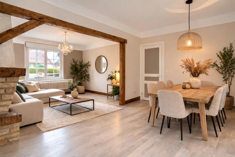 Maison familiale 5 pièces avec jardin à La Couture-Boussey