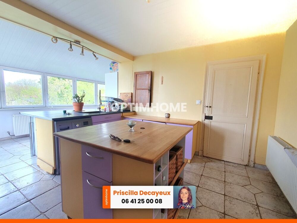Vente Maison Maison plain-pied 128m², 2 chambres, grenier aménageable, terrain/garage, 87 600€ Grossouvre