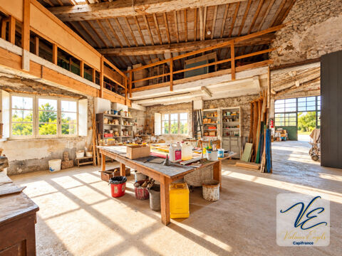   Atelier en pierre à vendre à Pépieux – 233 m² avec mezzanine 