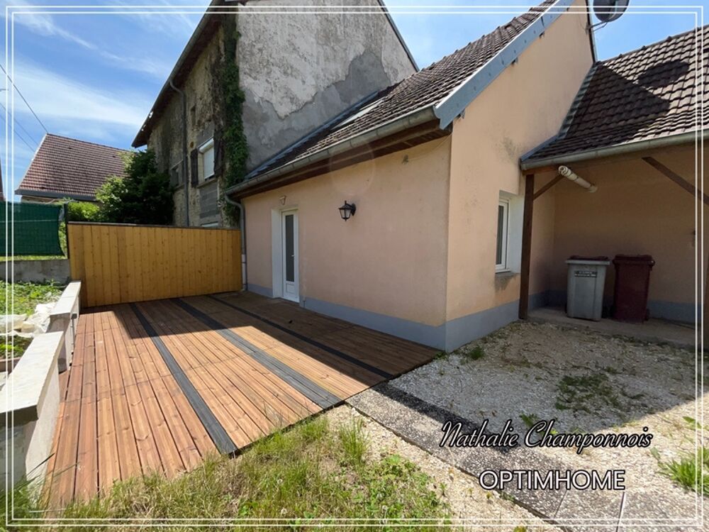 Chargey-lès-Gray (70100)- Maison rénovée 90 m² - 3 chambres - Garage - Terrasse