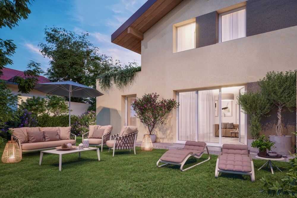 Vente Appartement À vendre – Appartement T3 de 65,82 m² en rez-de-jardin à Lully (74) Bons en chablais