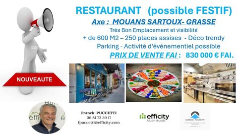 Restaurant 830000 06130 Grasse