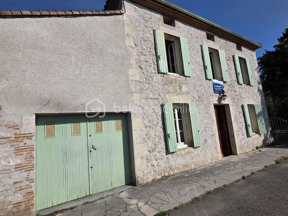 ROQUEFORT-MAISON EN PIERRE A RENOVER 110 m² - JARDIN- COMMODITES A PIED