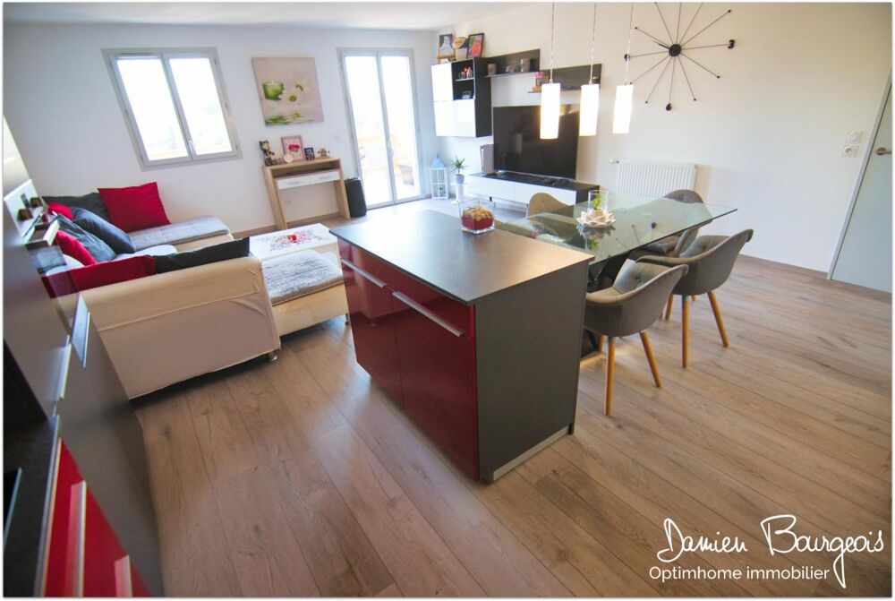 Vente Appartement T4 89 m² – Dernier étage, balcon et place privative Chevry