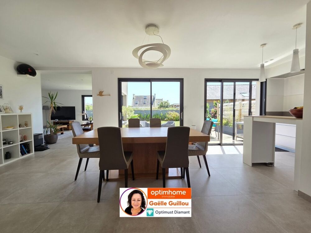 Vente Maison ROSCOFF : Contemporaine de 155m² - vie de plain pied - Proximité mer - Belle prestation Roscoff