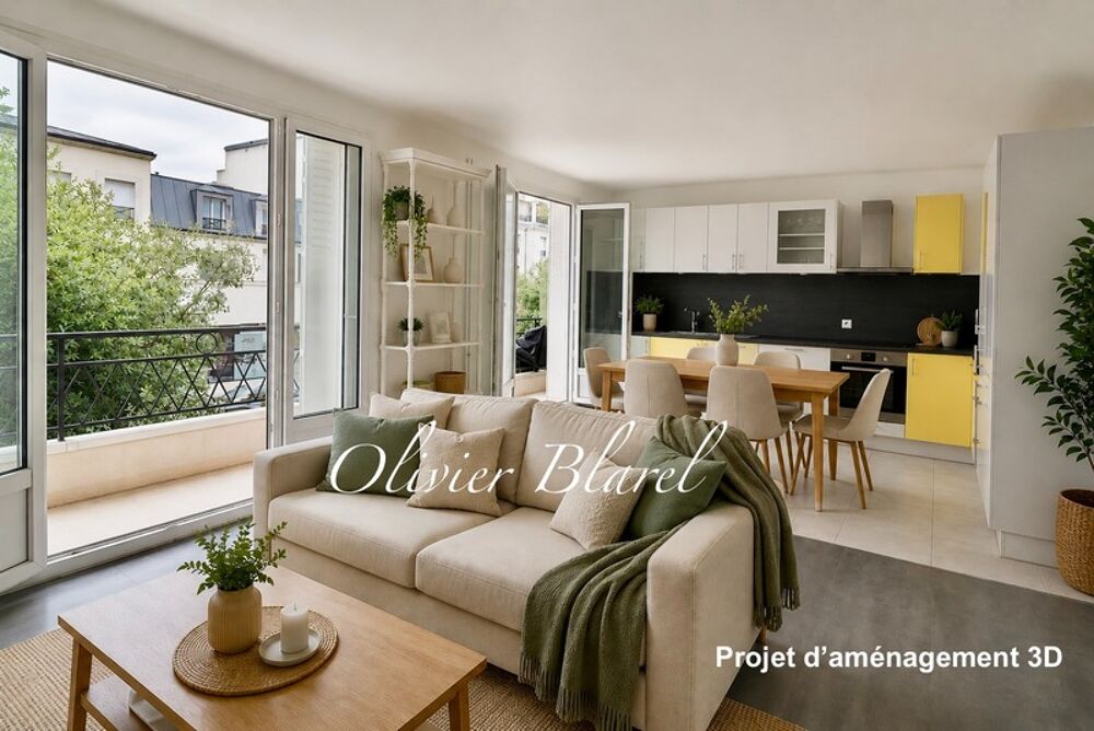 Vente Appartement A vendre Le Plessis Robinson - 69m² rénové - 2 chambres - Balcon - Box - Gare 10mn Le plessis robinson