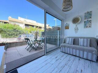 Vente Appartement Studio cabine rénové et meublé avec loggia, terrasse et parking – Le Grau-du-Roi, secteur Boucanet Le grau du roi