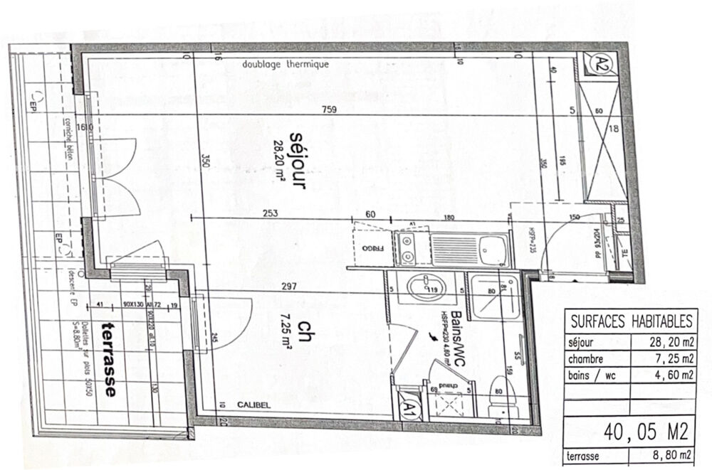 Appartement T1 BIS CRAPONNE (69) - 40m²