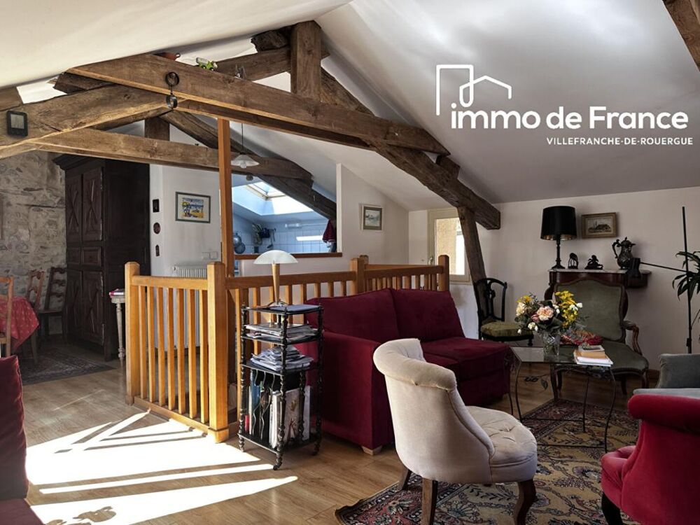 Vente Maison Charmante maison de ville avec terrasse, Villefranche De Rouergue, 129 m², 4 pièce(s) 121 m2 Villefranche de rouergue