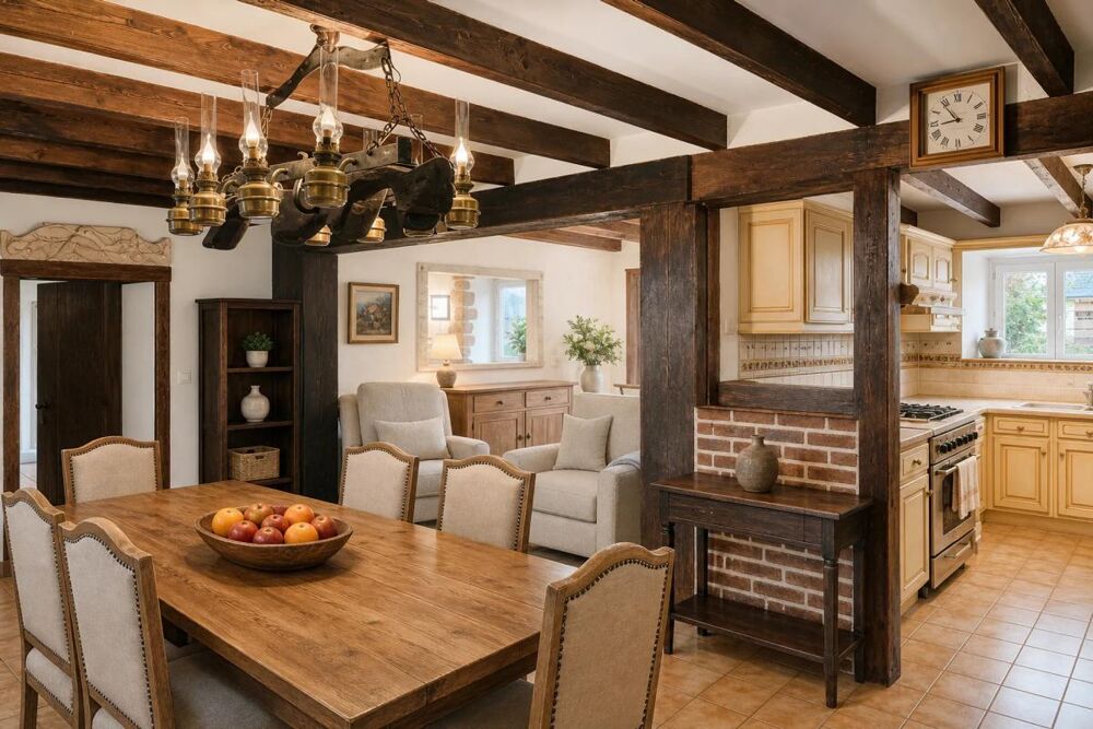 Maison rénovée avec jardin paisible à Oradour-Fanais