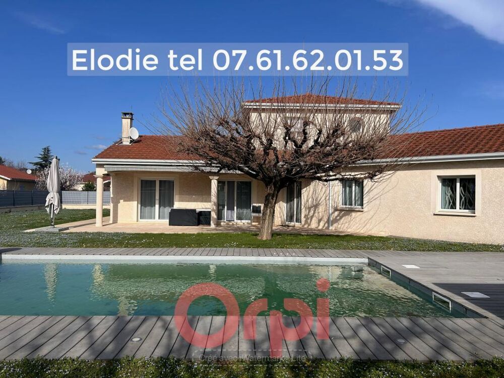 Vente Villa Maison 4 ch avec piscine sur 1500 m2 Beaurepaire