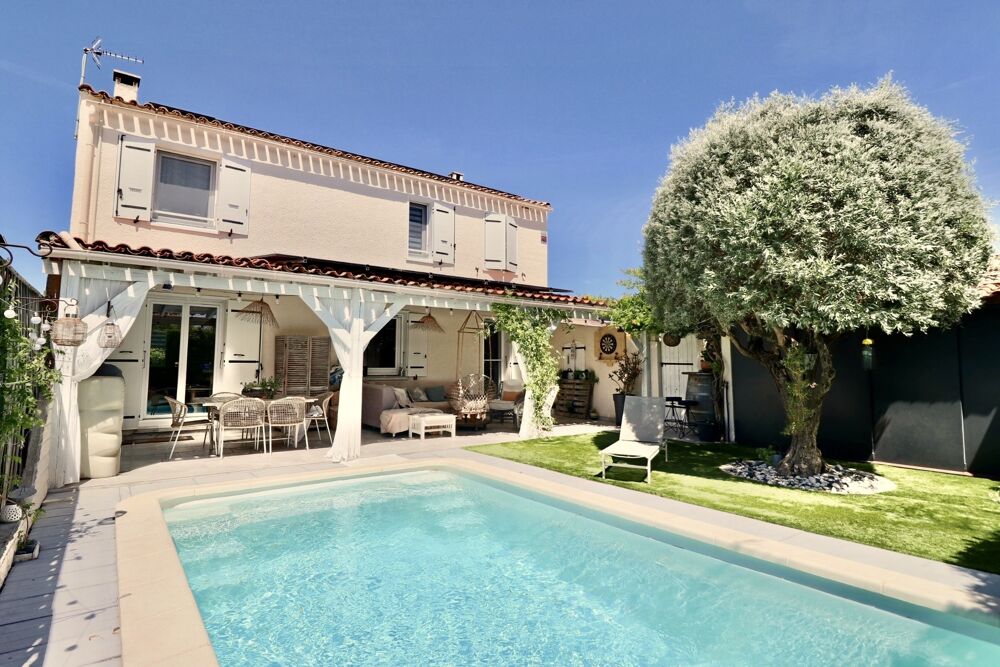 Vente Maison Maison non mitoyenne à vendre 5 pièces 118m² jardin et piscine Miramas