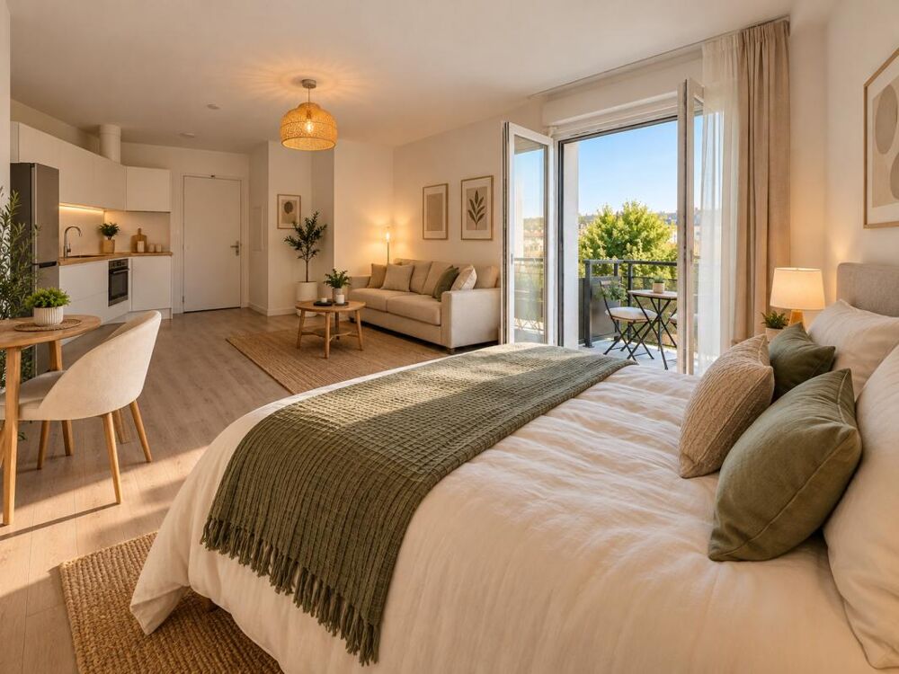 À DÉCOUVRIR  CHARMANT STUDIO AVEC BALCON À AUBERVILLIERS  PROCHE MAIRIE