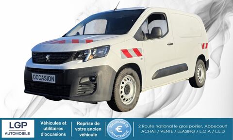 Peugeot Partner 1&deg; Main 1.5 B HDI L2 LONG 100cv Pack Premium 3pl 2020 occasion Abbecourt 60430