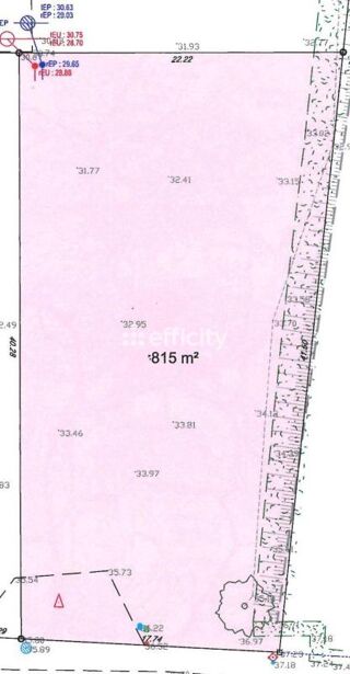  Terrain � vendre 815 m�