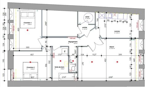  Appartement � louer 4 pi�ces 82 m�
