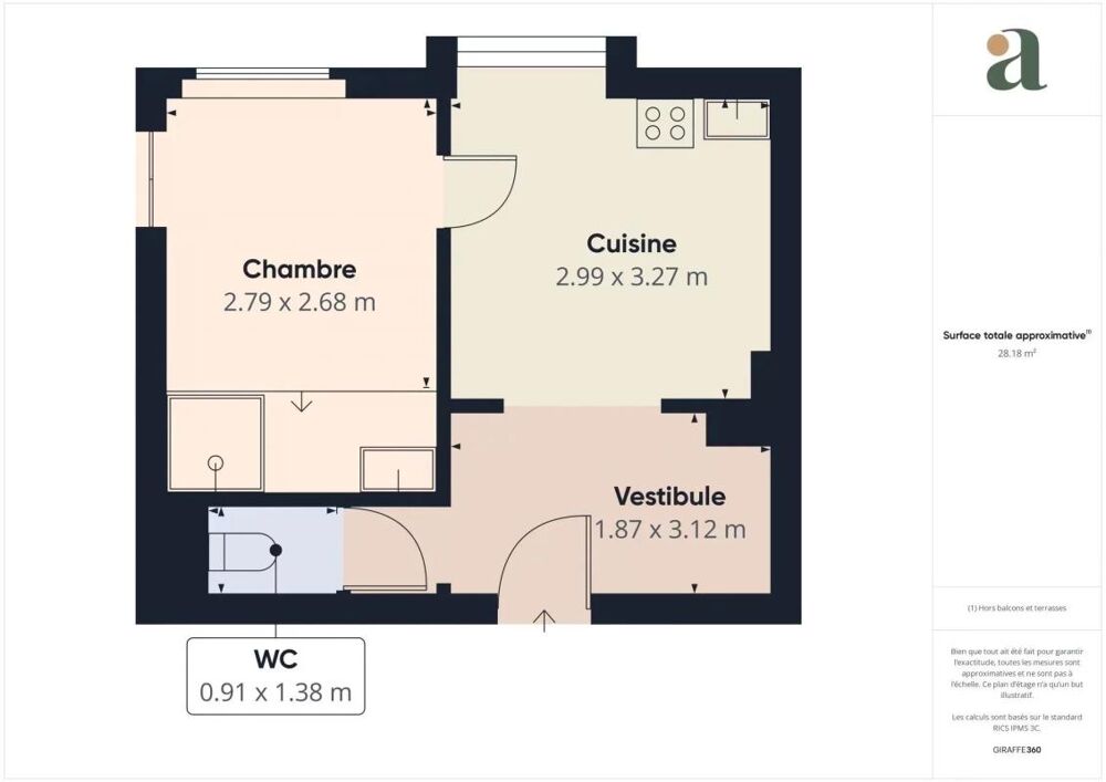 Vente Appartement Petit 2 pièces à fort potentiel en vente à Lyon 1er Lyon 1
