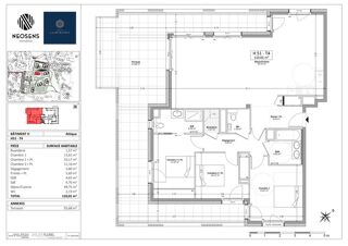  Appartement � vendre 4 pi�ces 110 m�