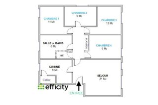  Appartement à vendre 5 pièces 82 m²